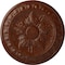 Ekena Millwork Exeter Ceiling Medallion (Canopies up to 3 1/8"), 17 3/4"OD x 1 1/8"P, Burnished Mahogany Crackle CM17EXBMC - alternate 1